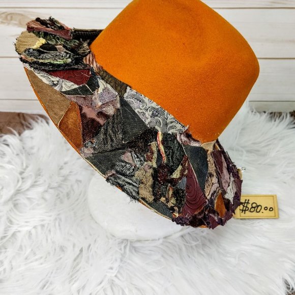 Fashion Patchwork Felt Hat